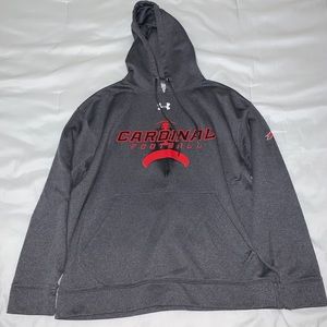 Under Armour Grey Sweatshirt Hoodie Large